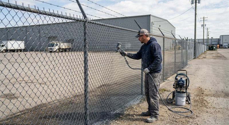 Commercial Fence Painting in Fort Collins, CO